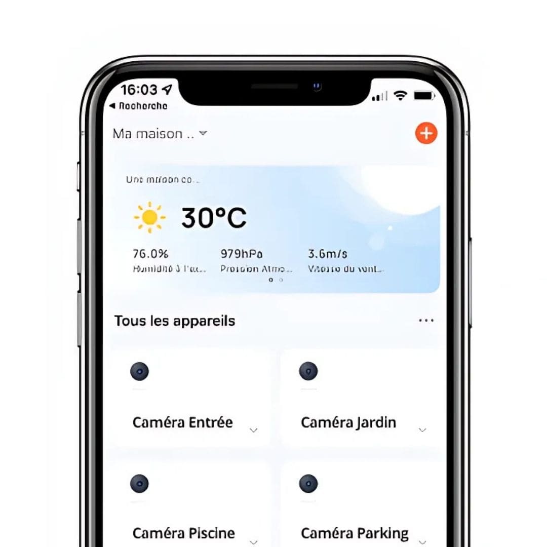 Sonnette Dernière Génération avec Caméra Connectée, Sans Fil et Enregistrement