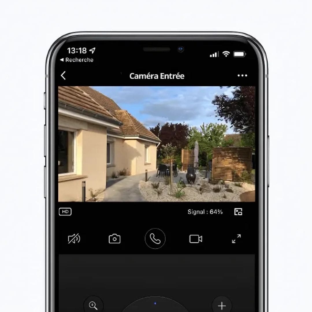 Sonnette Dernière Génération avec Caméra Connectée, Sans Fil et Enregistrement