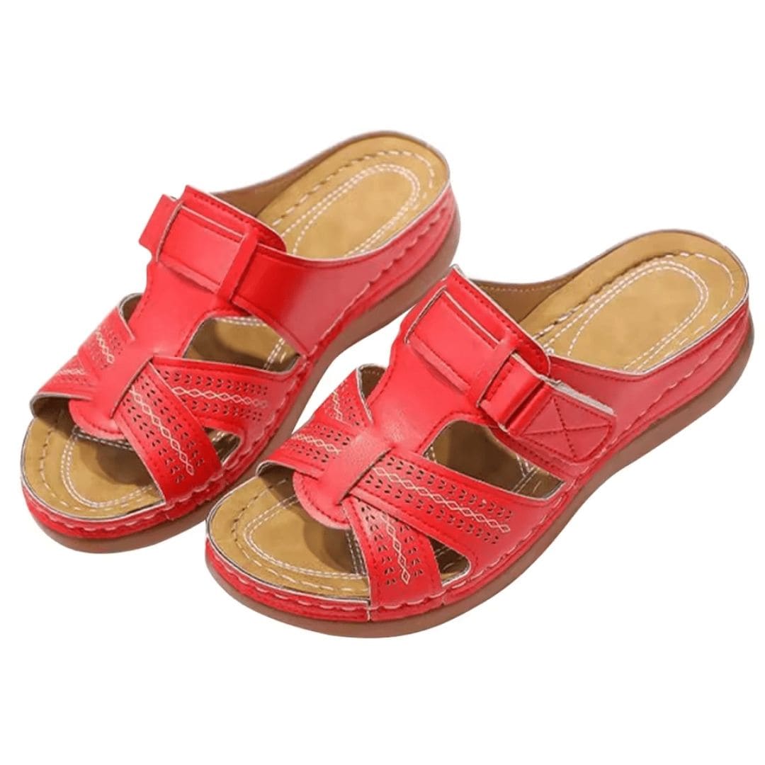Sandales orthopédiques en cuir chic et confortable
