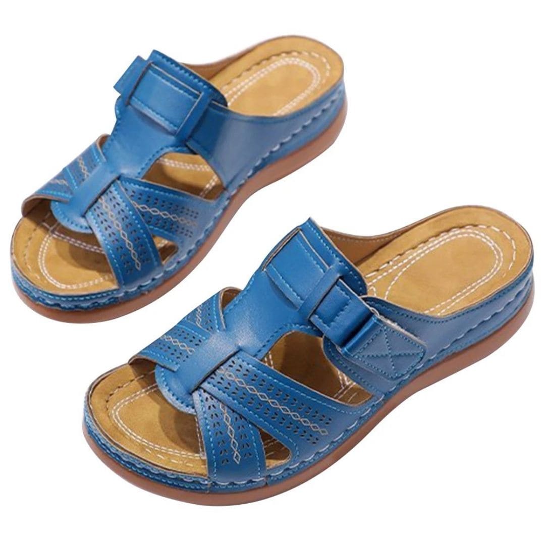 Sandales orthopédiques en cuir chic et confortable