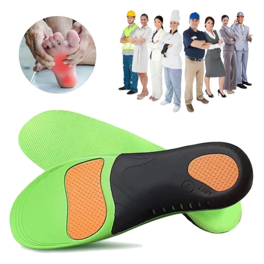 Semelles Orthopédiques contre les Douleurs Plantaires & Musculaires