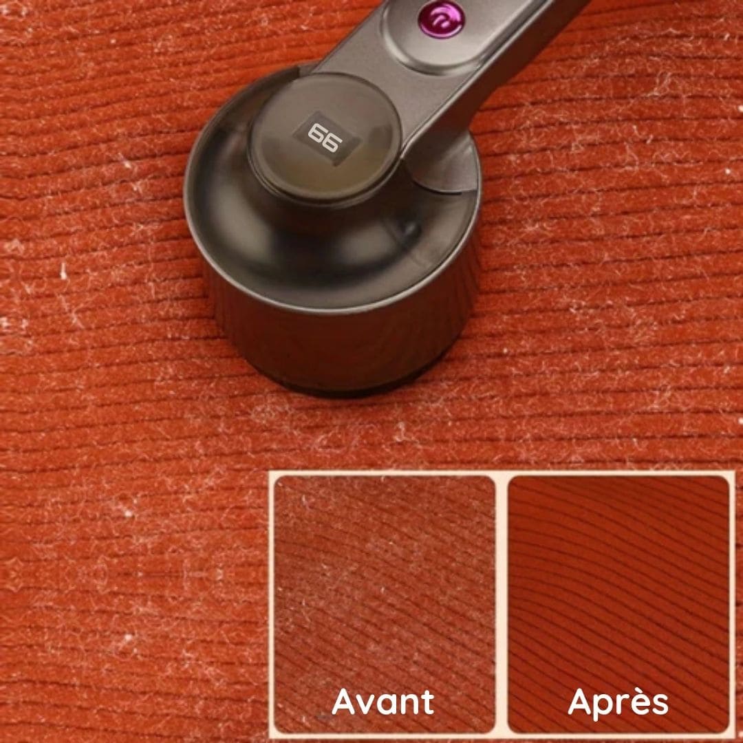 Appareil Anti Bouloches et Peluches de Vêtements - Rasoir Portable et sans fil