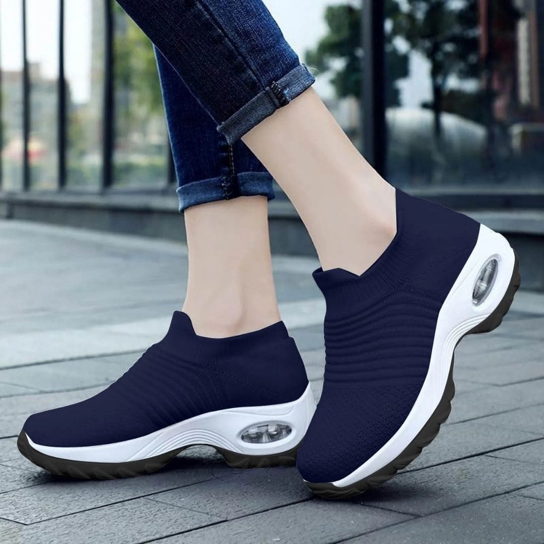 Chaussures de Marche Orthopédiques Sans Lacets - Soutien Plantaire