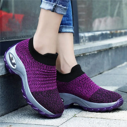 Chaussures de Marche Orthopédiques Sans Lacets - Soutien Plantaire