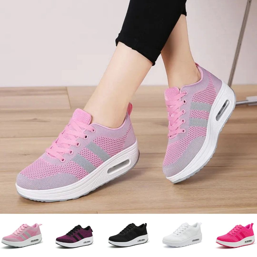 Baskets Orthopédiques pour Femme aux Pieds Larges et Sensibles