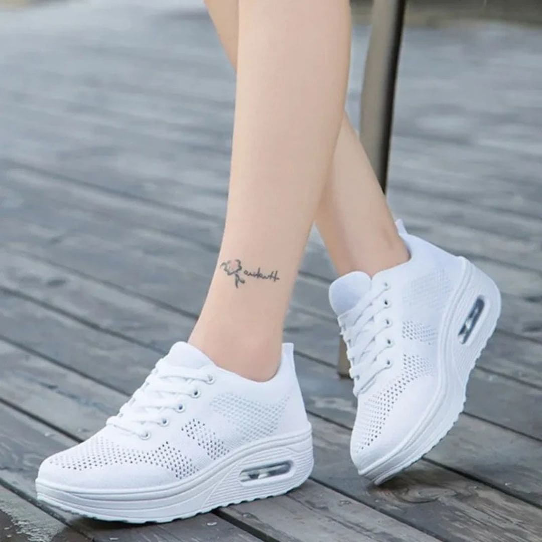 Baskets Orthopédiques pour Femme aux Pieds Larges et Sensibles