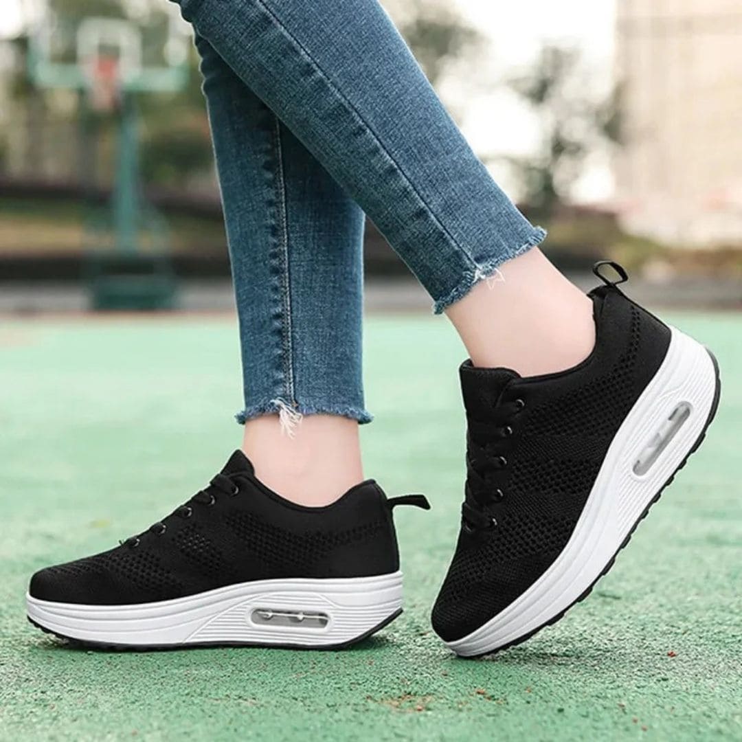 Baskets Orthopédiques pour Femme aux Pieds Larges et Sensibles