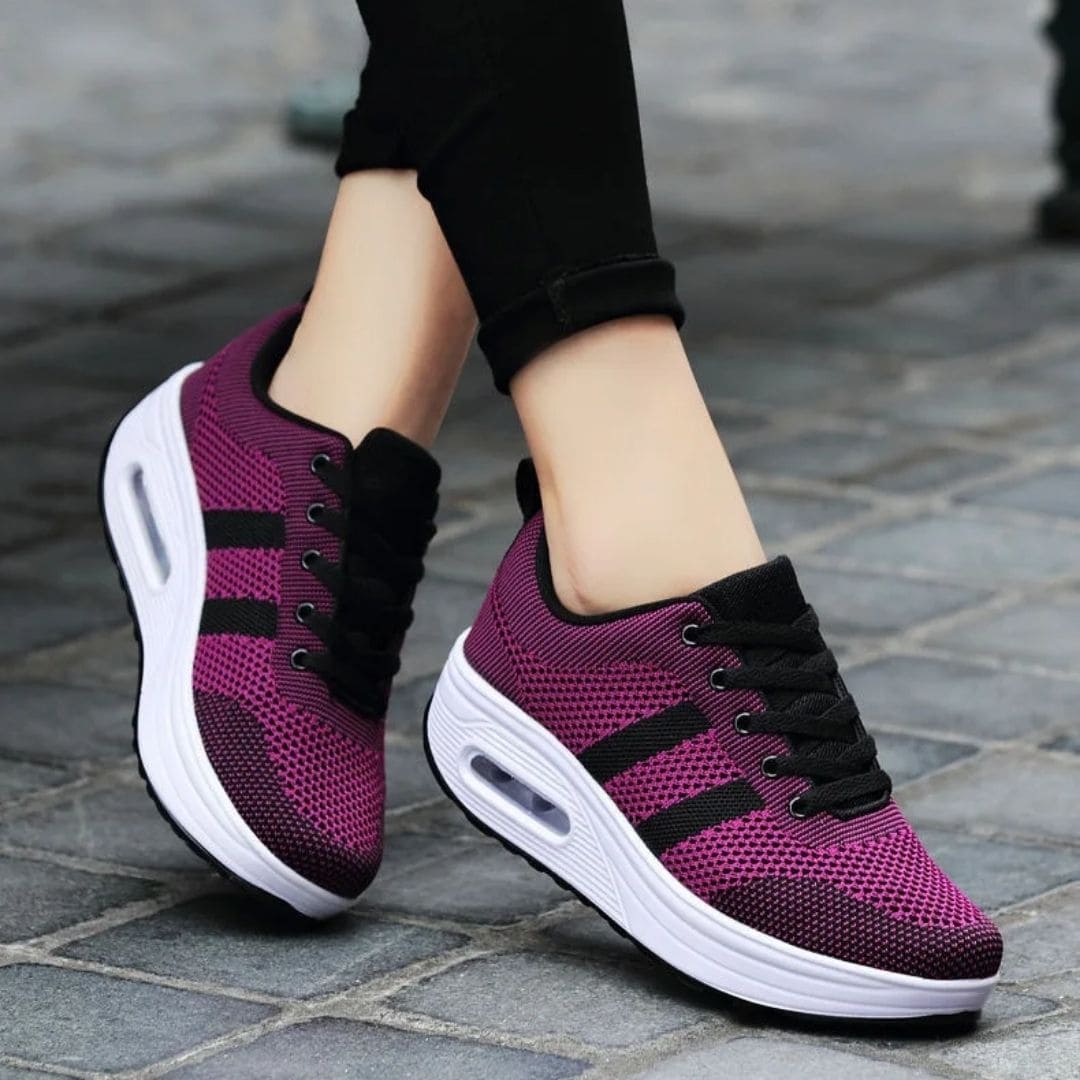 Baskets Orthopédiques pour Femme aux Pieds Larges et Sensibles