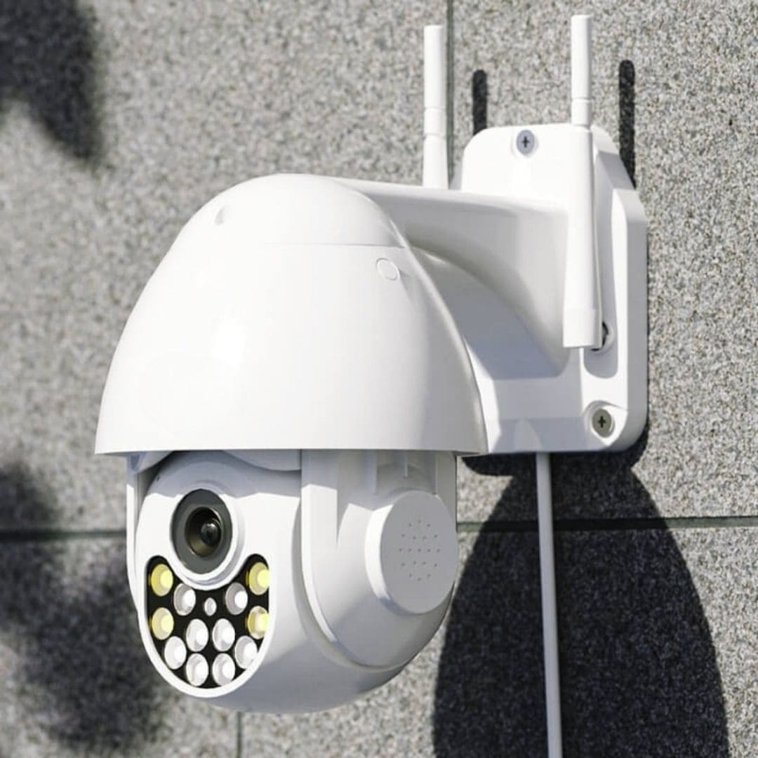 Caméra de Surveillance Extérieure et Rotative | Sans Fil et Wifi | SpyCam™