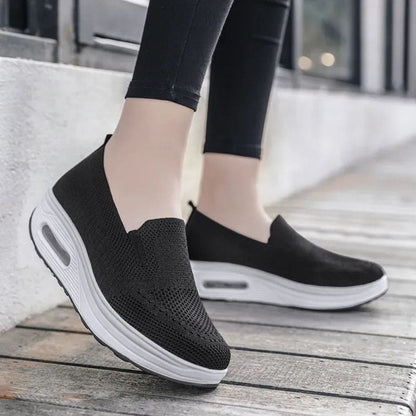Baskets Orthopédiques pour Femmes Anti Douleur au Talon - Légères et Respirantes