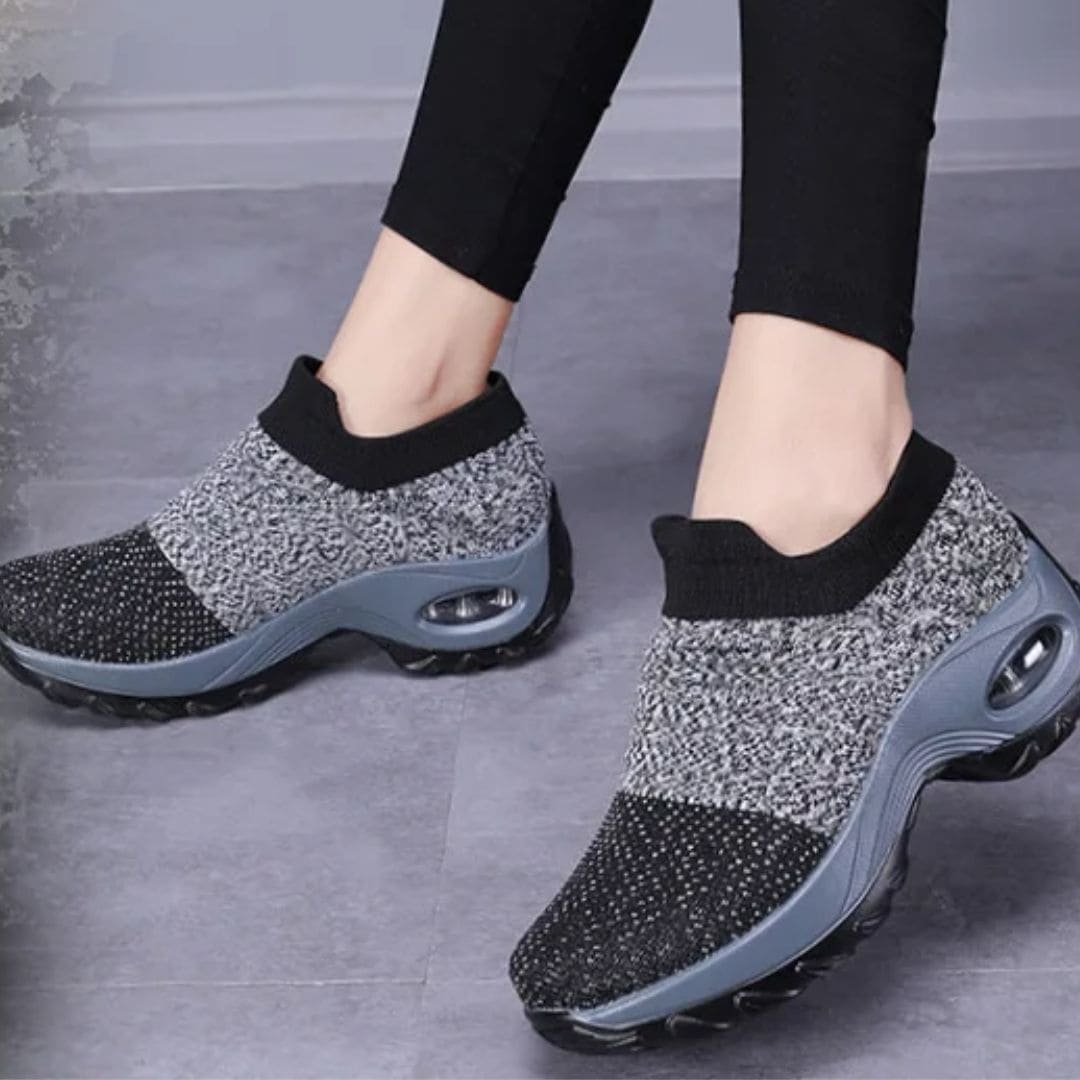 Chaussures de Marche Orthopédiques Sans Lacets - Soutien Plantaire