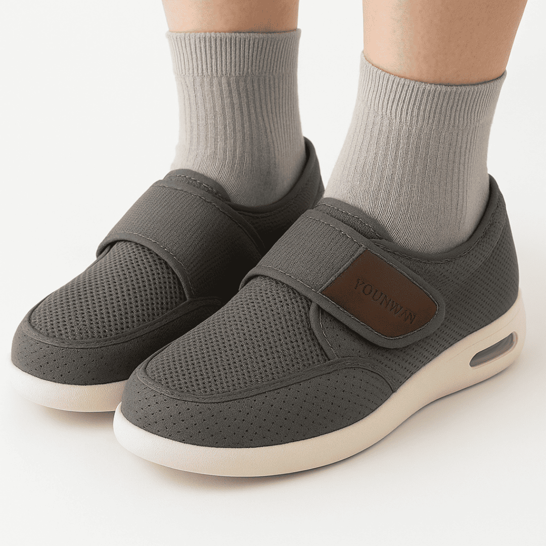 Chaussures orthopédiques pour pieds larges et gonflés - convient aux diabétiques