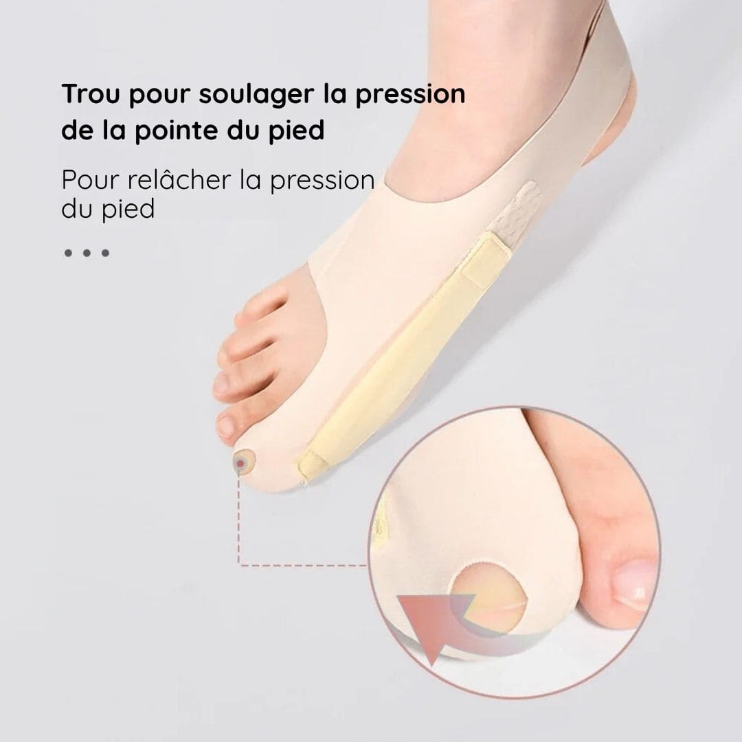 Orthèse Chaussette Discrète et Légère pour Hallux Valgus - OrthoZen™