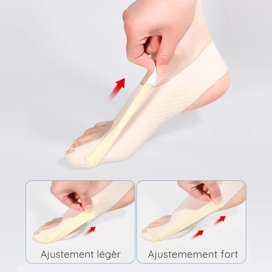 Orthèse Chaussette Discrète et Légère pour Hallux Valgus - OrthoZen™