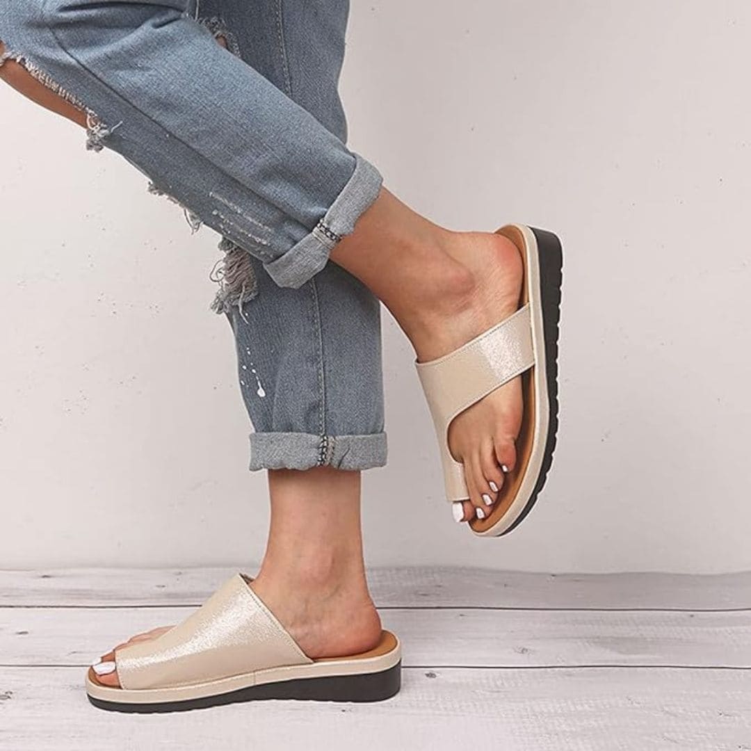 Sandales Orthopédiques Correctrices d'Hallux Valgus - Confortable à Porter