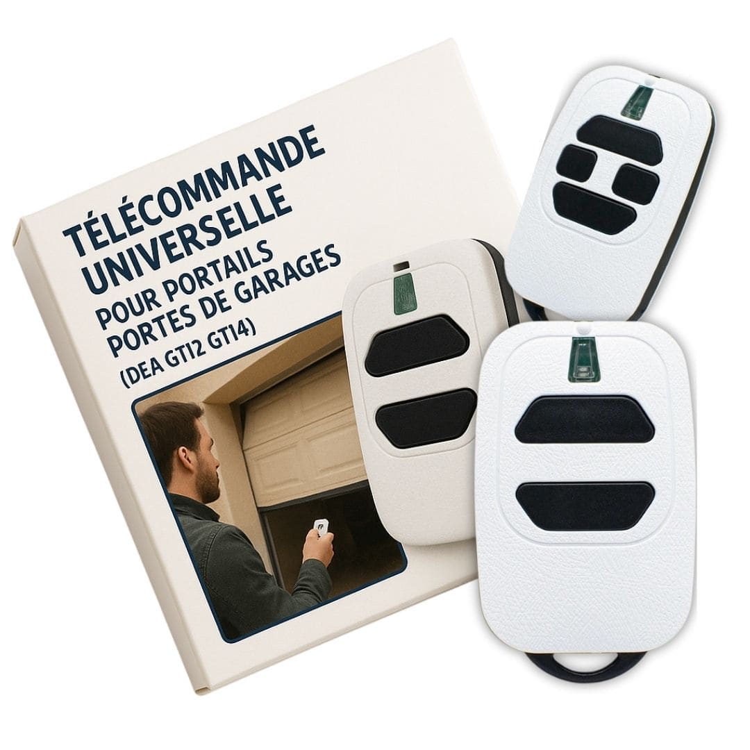 Télécommande Universelle pour Portails et Portes de Garages (DEA GTI2 GTI4)