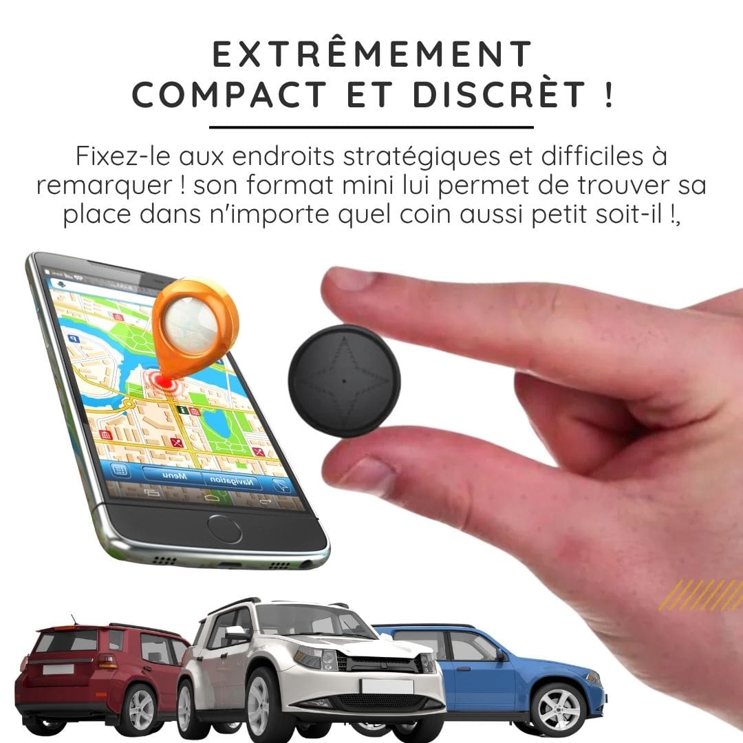 Traceur GPS Voiture Magnétique et Sans Abonnement - CarTrack™