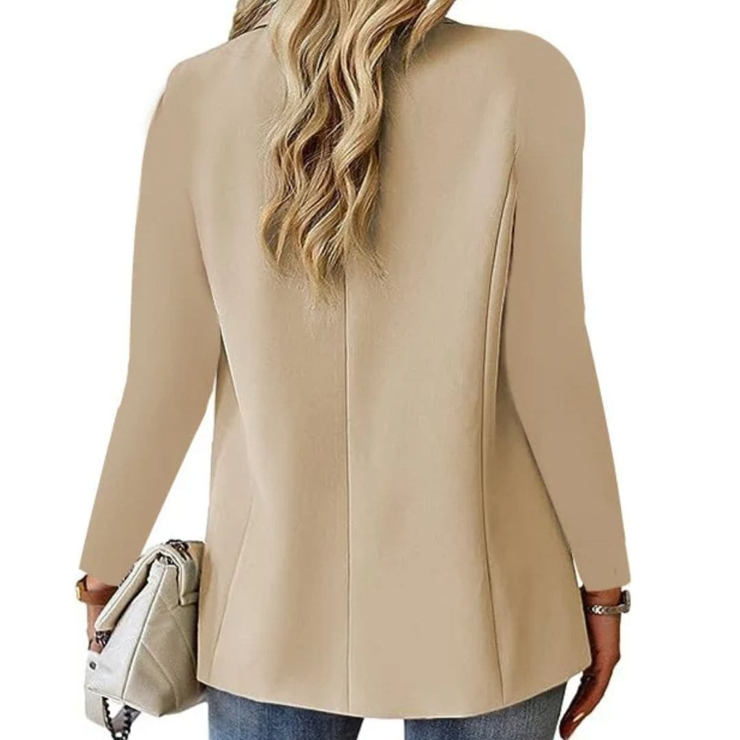 Veste Blazer Longue pour Femme - Cachemire de Haute Qualité