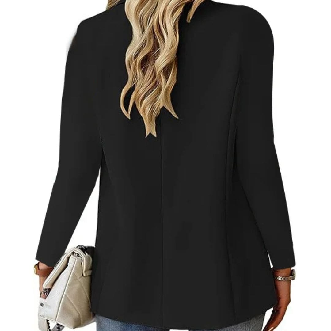 Veste Blazer Longue pour Femme - Cachemire de Haute Qualité