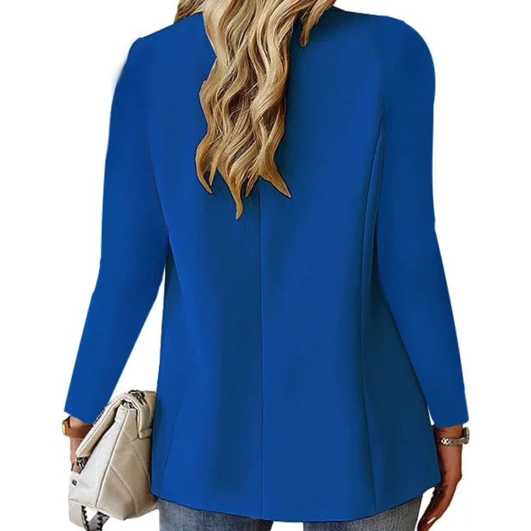 Veste Blazer Longue pour Femme - Cachemire de Haute Qualité