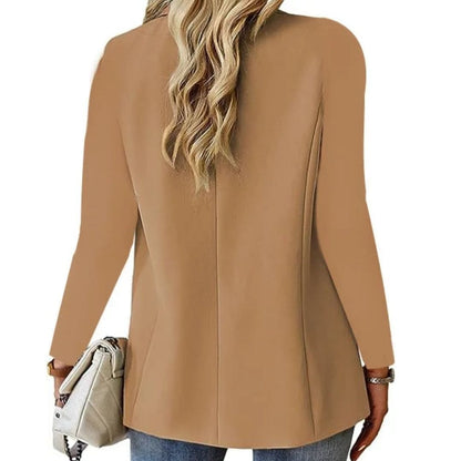Veste Blazer Longue pour Femme - Cachemire de Haute Qualité